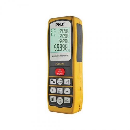 Pyle PLDM22 Handheld Laser Distance Meter w/Backlit LCD Display