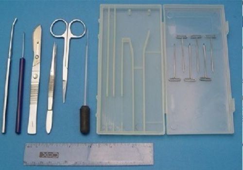 Precision Dissection Kit in Hard Case w/t-pins-Great for students!