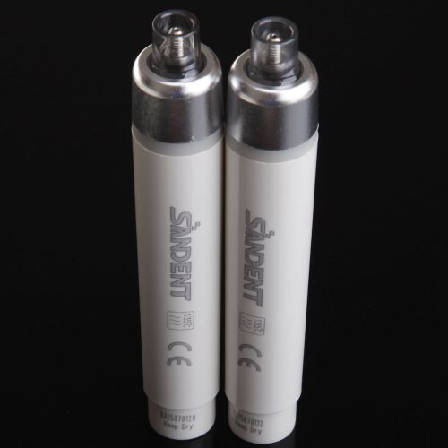 2X Dental Ultrasonic Piezo Scaler Handpiece LED Fiber Optic Fit EMS Woodpecker