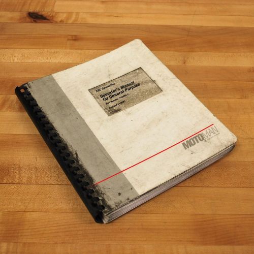 Motoman Part #142099-1 XRC Controller Operator&#039;s Manual General Purpose - USED