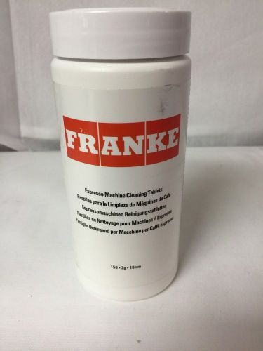 NEW FRANKE Espresso Machine 150 Cleaning Tablets 151002-1 NEW On Sealed Bottle
