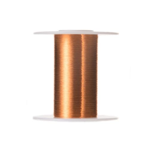 42 AWG Gauge Heavy Formvar Copper Magnet Wire 2oz 6200&#039; 0.0029&#034; 105C Amber
