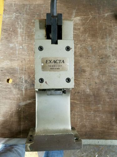 Exacta hand arbor press short stroke 1&#034; open base for sale