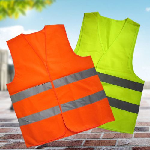 Safety clothing running race vest high visibility reflective fluorescent vesthot for sale