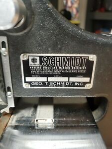 Schmidt Manual Nameplate Marking Press