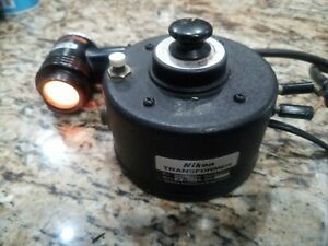 Nikon Microscope Power Transformer 110/115V w/ Illuminator Lamp Light Source