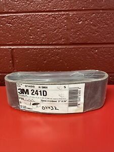 3M 241D Cloth Sanding Belts, P60, 3” X 24”, 01432