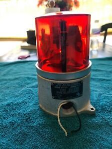 HOSE McCANN 870-24 RED WATERTIGHT ROTATING BEACON 87024