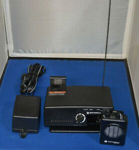 Motorola Minitor V Pager VHF 2 channel pager with Charger/Amplifier and Battery
