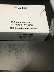 3M 02138 Paper Sanding Sheets 346U 2 3/4x 17 1/2 Inches. New Open Boxes