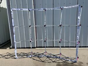 10&#039; Popup Nimloc Curved Trade Show Booth Display Just Add Artwork