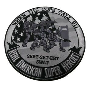 Heroes Pride Tribute Collection Real American Super Hero 12&#034; Patch SWAT