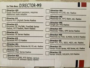 Director M9 2-Wire Surveillance Kit For Motorola XPR Series Radios