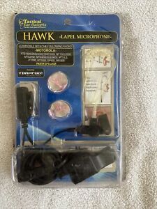 Tactical Ear Gadgets HAWK Lapel Surveillance Microphone Motorola XTS Series(NEW)