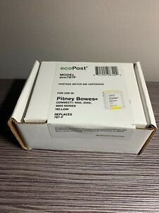 ecoPost Model eco787F Postage Meter Ink Cartridge Yellow for Pitney Bowes