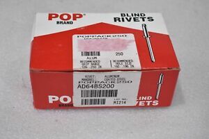 POPPACK250 ALUMINUM COATED STEEL STANDARD BLIND RIVET 3/16&#034; W/ MANDREL (154)