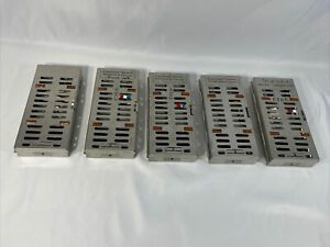 Lot Of 5 Dentsply Professional Cavitron Insert Sterilizing Cassette
