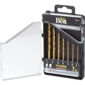 Do it Best 7-Piece Hex Shank Drill Bit Set