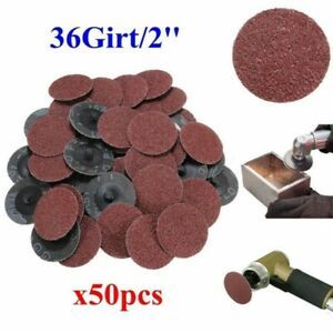 50mm Grinding Wheel 50pcs Cleaning 36 Grit Metalworking Grinder Abrasive