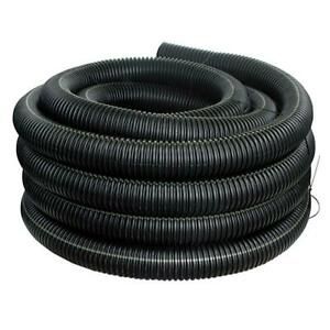Advanced Drainage Systems Corrugated Pipe 4&#034; x 100&#039; Drain Solid