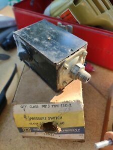 55924 SQUARE D Pressure Switch Class 9013 Fsg-2