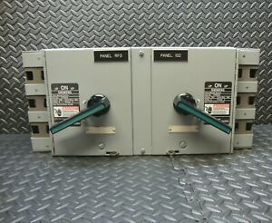 Siemens V7F3644 Fusible Panelboard Switch 200 Amp 3 Phase 600 Volt Vacu Break