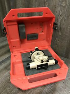 David White ALT6-900 Auto Level Transit Builder&#039;s Level w/ Hard Case Good Shape!