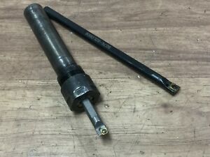 PAIR OF INDEXABLE BORING BARS 1/4 &#034; BARS W/ 5/8 &#034; SHANK