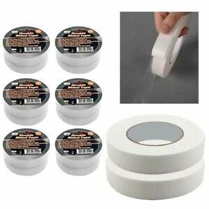 12 Rolls Transparent Double Sided Tape Mounting Heavy Duty Adhesive 33 Ft x 1&#034; W
