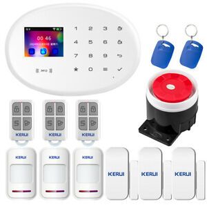 KERUI W20 GSM WiFi RFID Home Security Alarm System Wire Siren Alarm App Control