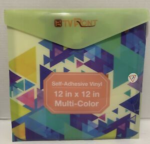 Self-Adhesive Vinyl 12x12 Multi-Color 60pk