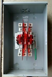 New Thomas and Betts, 5 Term 200 amp Lever Bypass Meter Socket
