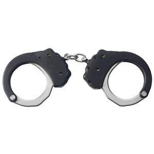 Asp, Inc. Ultra Chain Cuffs Metal: Steel Model: Black, 3 Pawl (Green - European)