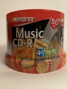 Memorex Music CD-R ~ 50 pack ~ 40X ~ 700MB ~ 80min