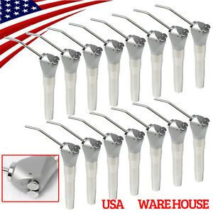 1-15 Dental 3 Way Air Water Spray Triple Syringe Handpiece &amp; 2 Nozzles Tips DN2