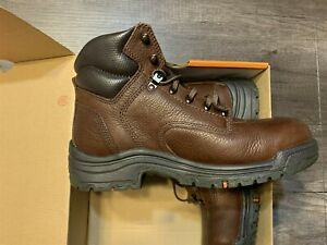 Timberland Pro Titan 6&#034; Safety Toe Brown Boot Men&#039;s 9