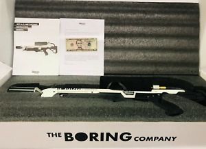 Not-A-Flamethrower The Boring Company not a flamethrower &amp; Letter w/ $5 bill