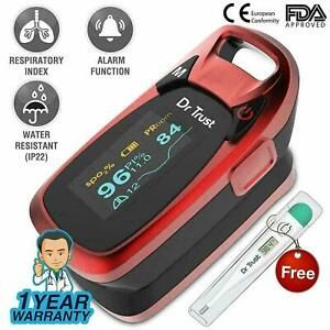 Dr Trust (USA) Professional Pulse Oximeter (RED)