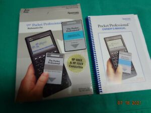 The Pocket Professional Mathematics Pac Software HP 48SX &amp; HP 48GX Calculator