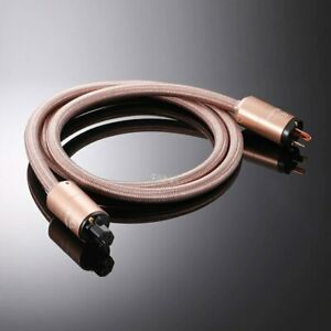 1Pcs MPS C-380AC fever power amplifier audio power cable HiFi American standard