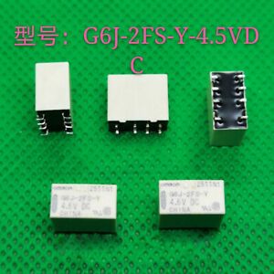 1Pc OMRON G6J-2FS-Y-4.5VDC Signal Relay 8Pins