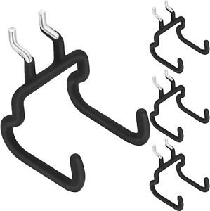 4 Pieces Pegboard Drill Holder, Pegboard Hooks Pegboard Organization Accessory F