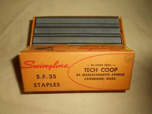 Nos SWINGLINE S.F. 35 Staples 5000 Ct. Box For All Standard Machines Vintage