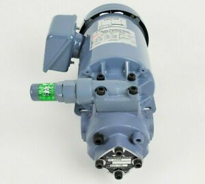 Nippon TOP-204HBM Trochoid Pump w/ TOP-2MY400 FELQ-8T Motor, New!