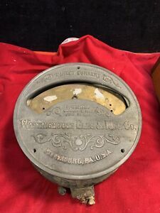 Vintage WESTINGHOUSE  1899 industrial Electric Meter Steampunk  gauge Rare
