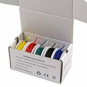 Striveday 20 AWG Flexible 1007 Wire Electric Wire 20 Gauge Coper Hook Up Wire