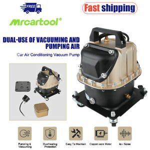 Car 110V Air Condition Vacuum Pump Dual-USE Refrigerant System Repair Machine