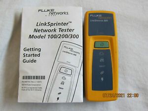 Fluke Networks Linksprinter 300 Ethernet network test tool cable fault Wi-Fi