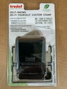 Trodat Self-Inking Do-It-Yourself Custom Stamp (Make many different styles)