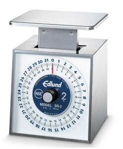 Edlund SR-2 Premier Series Rotating Dial Mechanical Portion Food Scale